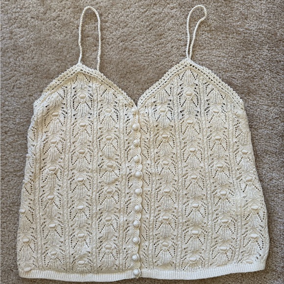 Sezane Cream Francisco Top - Picture 3 of 5